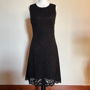 Babaton A-line Lace Black Dress - Size 6